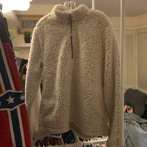 Fuzzy sherpa jacket